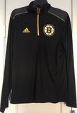 Adidas Boston Bruins Midtier1/4 zip Jacket Black - Teammvpsports