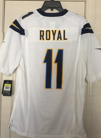 Nike Women's Los Angeles Chargers #11 Eddie Royal Game Jersey Size S - Teammvpsports