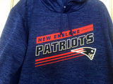 Team Apparel New England Patriots Blue Pullover Hoodie Size L - Teammvpsports