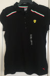Puma Ferrari Women's Sleeveless Polo Black Size L - Teammvpsports