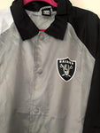 Team Apparel 3rd Collection Raiders Windbreaker Button Up Size M - Teammvpsports