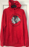 NHL Chicago Blackhawks Red Logo Pullover Hoodie Size M,L,2XL - Teammvpsports