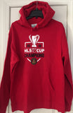 Fanatics Atlanta United FC Gray 2018 MLS Cup Champions Pullover Hoodie Size M,XL - Teammvpsports