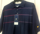 Jack Nicklaus Mens Classic Navy StayDri Golf Polo Shirt Sizes  L, XL - Teammvpsports