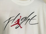 Nike Jumpman Flight Jordan White Short Sleeve Tee Shirt Size 2XL - Teammvpsports
