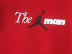 Nike Jumpman Red Tee Shirt THE MAN Size L - Teammvpsports