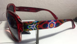 Pugs Sunglasses Plastic Frames UV400 Red, Orange, White - Teammvpsports