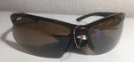 Pugs Sunglasses UV400 Plastic Half Frames Orange Silver - Teammvpsports
