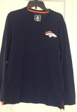 Team Apparel Denver Broncos Long Sleeve Navy Shirt Size M - Teammvpsports