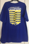 NHLPA Blue Short Sleeve Shirt St Louis Blues Stanley Cup Champions Size 2XL - Teammvpsports