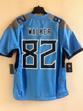 Nike Delanie Walker # 82 Tennessee Titans Football Game Jersey