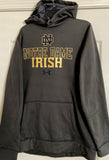 Under Armour Notre Dame Irish Water Resistant Pullover Hoodie Smokey Gray