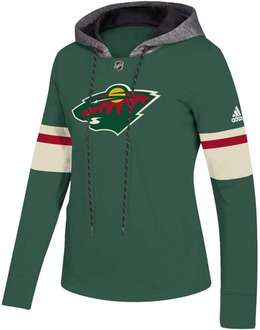 adidas Minnesota Wild Women's NHL Offsides Premium Hooded Sweatshirt