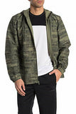 Men's adidas Essentials Windbreaker Jacket Hooded Legacy Green