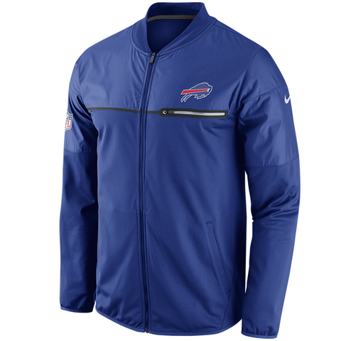 Buffalo Bills Nike Sideline Elite Hybrid Performance Jacket Blue Size 4XL - Teammvpsports