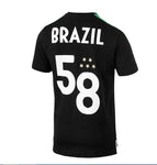 Puma Brasil Copa America T7 Jacket Black Green Size M, L - Teammvpsports