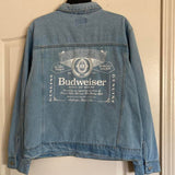 Budweiser Biker/Trucker Brushed  Denim Jacket