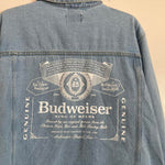 Budweiser Biker/Trucker Brushed  Denim Jacket