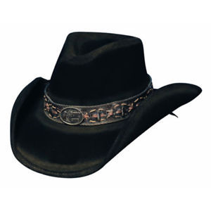 Bullhide Black Weathered Cowboy Hat - Billy the Kidd Size S, M, L, XL - Teammvpsports
