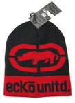 ecko unlimited black beanie with red rhino - Teammvpsports