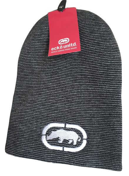 Chapka Bomber Hat Noire Ecko Unltd – 100% Polyester – Style Vintage – Neuf Avec étiquettes – Taille Homme