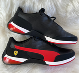 PUMA Ferrari Kart CAT X Sneaker, Black-Rosso Corsa