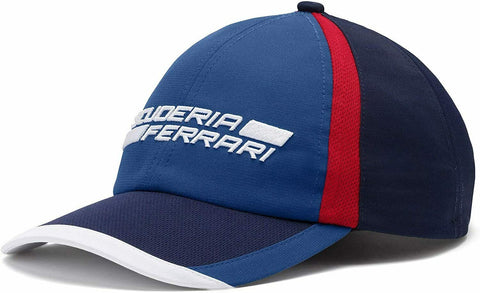 Puma Ferrari SF Fanwear Street ST Cap Hat Galaxy Blue Rosso Corsa One Size Adjustable