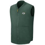 Nike NFL Green Bay Packers Full Zip Sideline Vest 944339-323 Retail $110 Sze 2XL - Teammvpsports