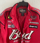 Nascar Chase Authentics Drivers Line Dale Earnhardt Jr Budweiser Cotton Twill Vintage Jacket Size XL