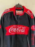 JH Design Coca Cola Sign of Good Taste NASCAR Style Jacket