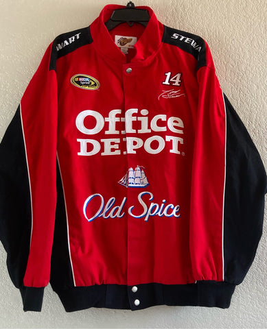 NASCAR Office Depot #14 TONY STEWART WINNERS CIRCLE JACKET Old Spice