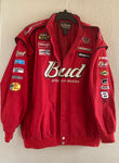 Nascar Chase Authentics Drivers Line Dale Earnhardt Jr Budweiser Cotton Twill Vintage Jacket Size XL