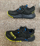 PUMA Men's Pacer Future Trail Sneaker, Black Black-Yellow Glow