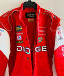 NASCAR Chase Authentics Drivers Line Super Fan Kasey Khane Dodge Jacket Size L