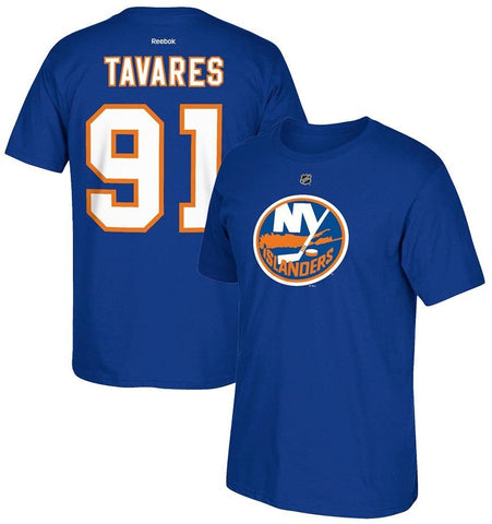 Reebok John Tavares New York Islanders Jersey Name and Number T-Shirt Size M