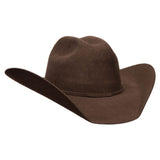 Bullhide  Cowboy Hat THE KINGMAN 4X  Wool Felt Hat   Chocolate
