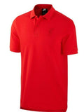 Nike Mens Liverpool FC Premier League Soccer Polo Shirt Red