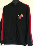 NBA Miami Heat track jacket full zip black.