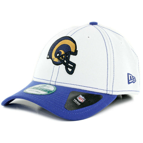 New Era 9Forty "4th Down" Los Angeles Rams Snapback Hat (White/Royal) Adjustable Cap