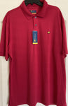 Jack Nicklaus Mens Cerise Red StayDri Short Sleeve Golf Polo Shirt