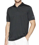 Nike Men's Victory Stripe Golf Polo  Black/Gray Striped