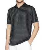 Nike Men's Victory Stripe Golf Polo  Black/Gray Striped