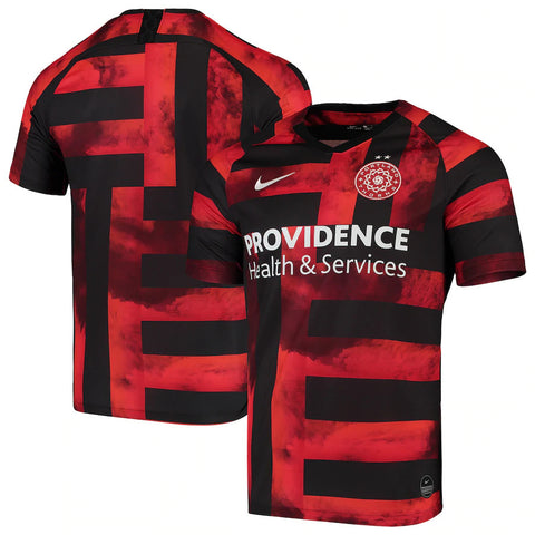 Portland Thorns FC Nike 2018/19 Replica Stadium Home Jersey - Red/Black - Women's - Teammvpsports