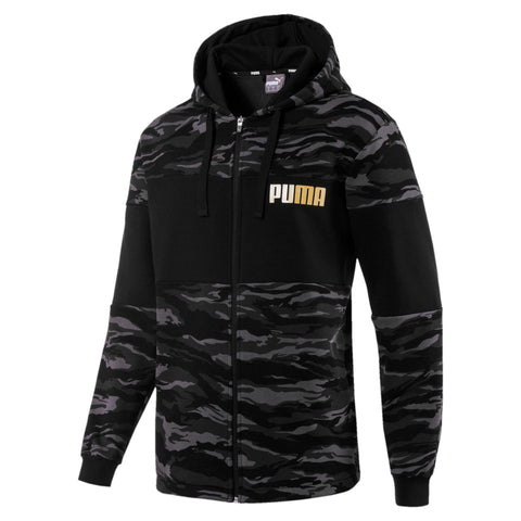 Puma Camo Full Zip Hoodie Size L - Teammvpsports