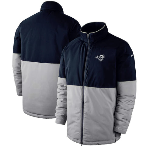 Nike Los Angeles Rams Navy/Gray 2019 Sideline Shield Full-Zip Jacket