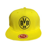 Puma BVB Borussia Dortmund 2017 - 2018 Flat Brim Stretech Fit Yello Cap Size S/M - Teammvpsports