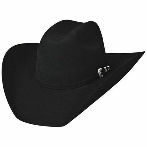 Bullhide Cowboy Hat THE LEGACY 8X Premium Wool Felt Hat Black - Teammvpsports