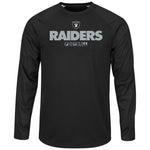Team Apparel Oakland Raiders Long Sleeve Tee Shirt Size XL - Teammvpsports
