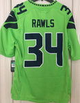 Nike Seattle Seahawks Thomas Rawls #34 Limited (Stitched) Green Jersey Size XL - Teammvpsports