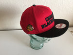New Era Chicago Balckhawks 9FIFTY Snapback Cap Red Back with Underbrim Logo - Teammvpsports